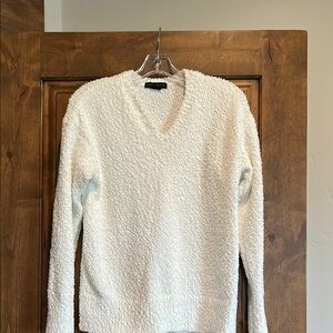 Women's White V-Neck Sweater by Sanctuary